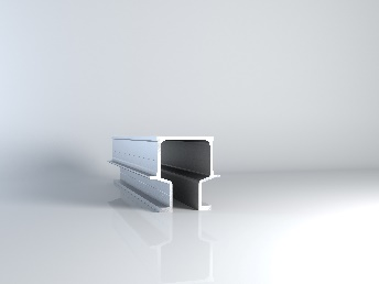 Aluminum curtain wall profiles